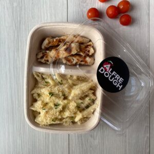 Alfredo penne & Grilled Chicken meal