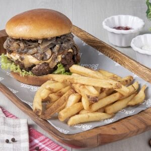 Mushroom Truffle Burger - 100% Angus Beef